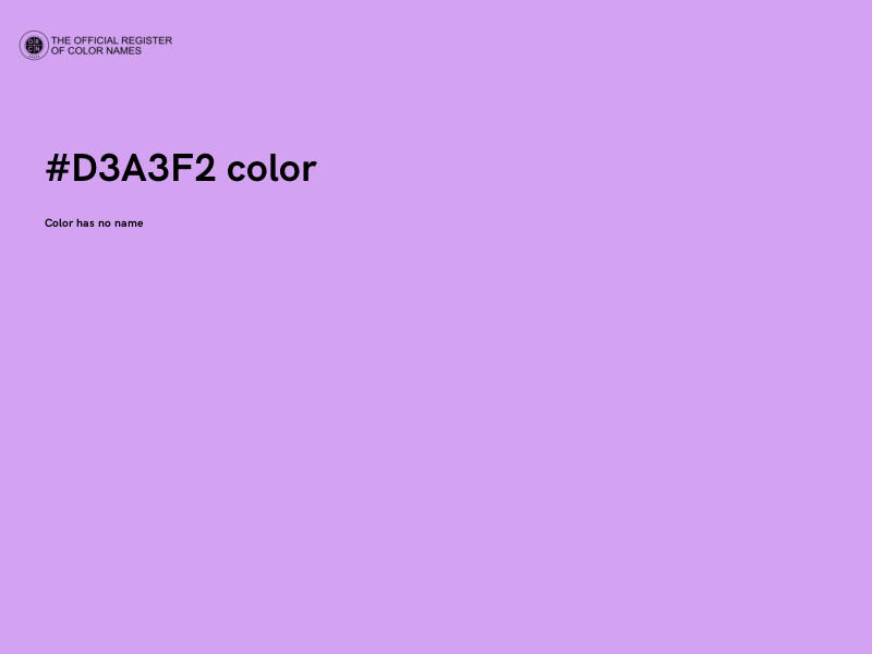#D3A3F2 color image