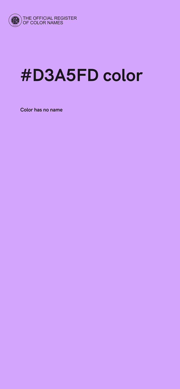#D3A5FD color image