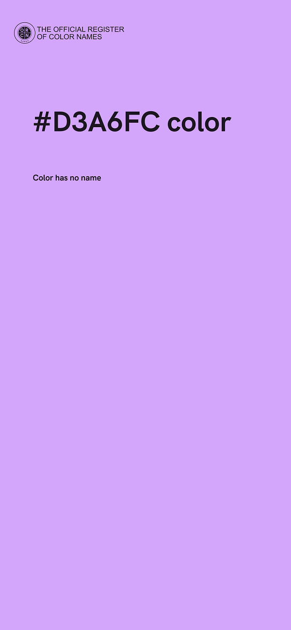 #D3A6FC color image