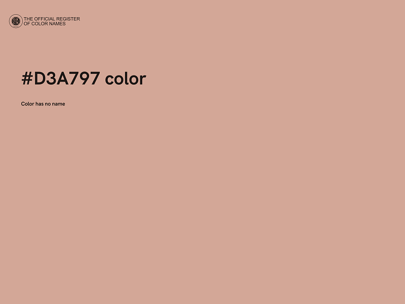 #D3A797 color image