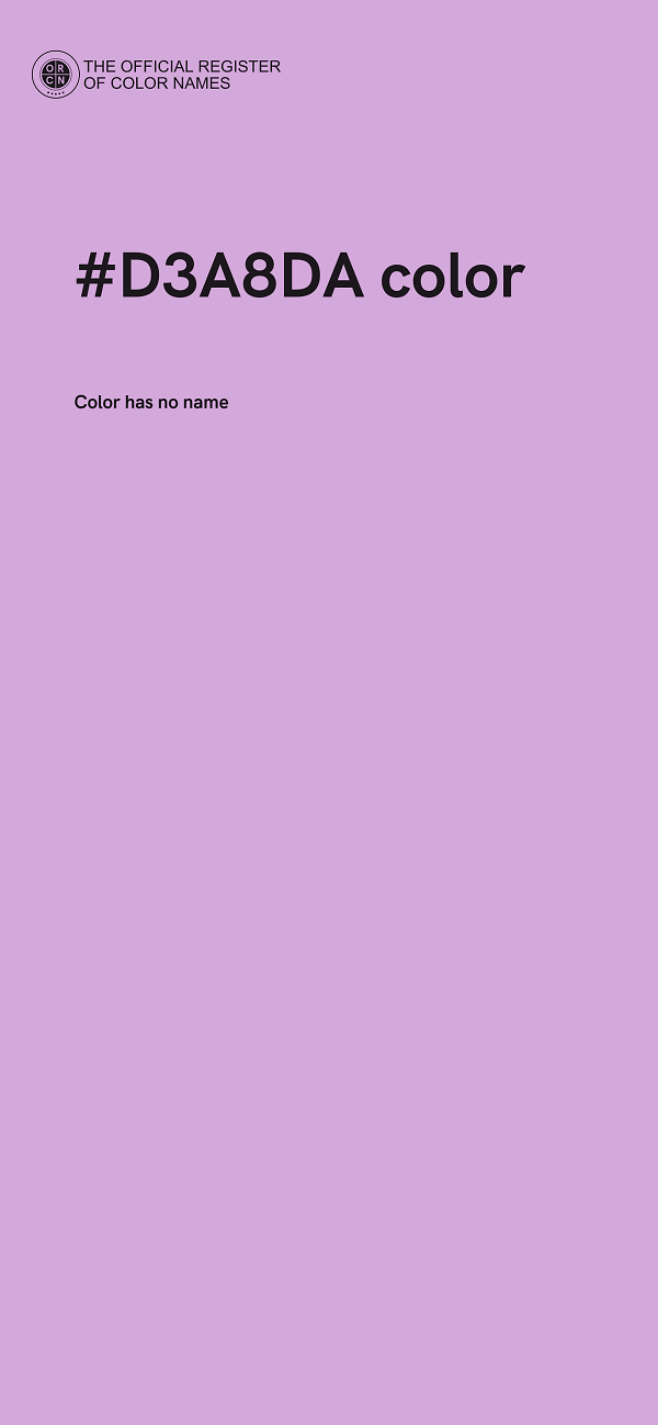 #D3A8DA color image
