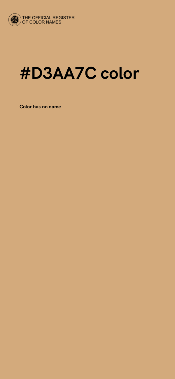 #D3AA7C color image
