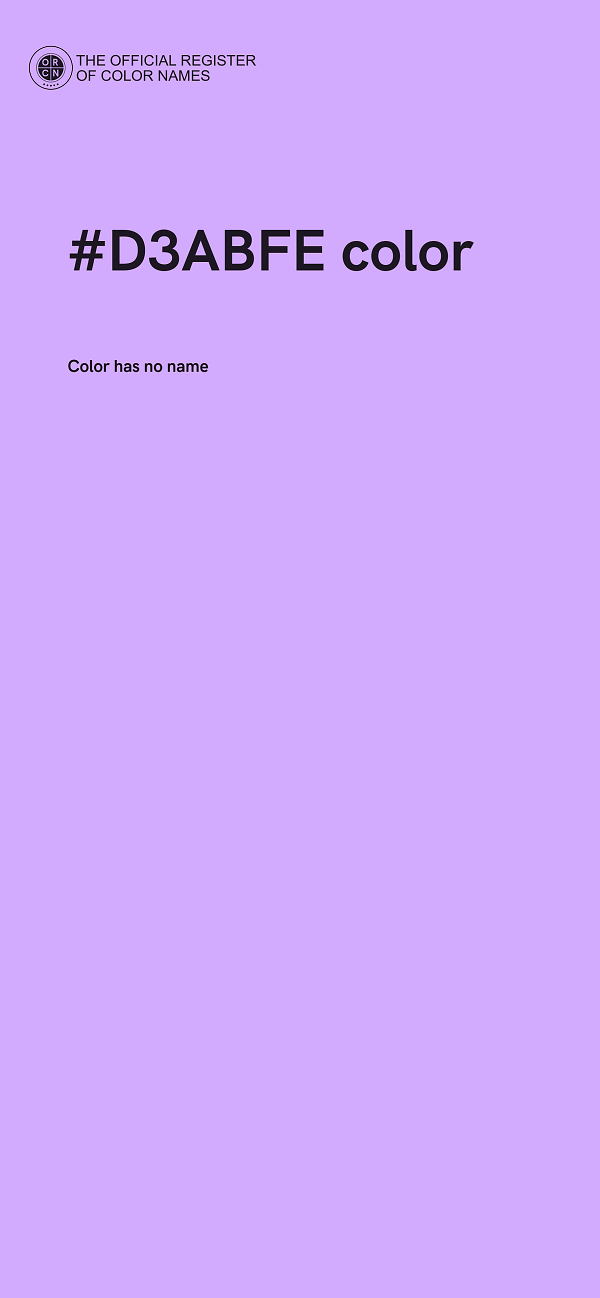 #D3ABFE color image