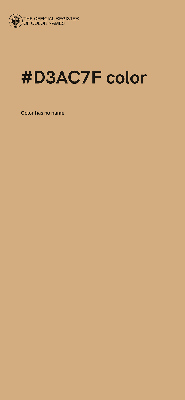 #D3AC7F color image