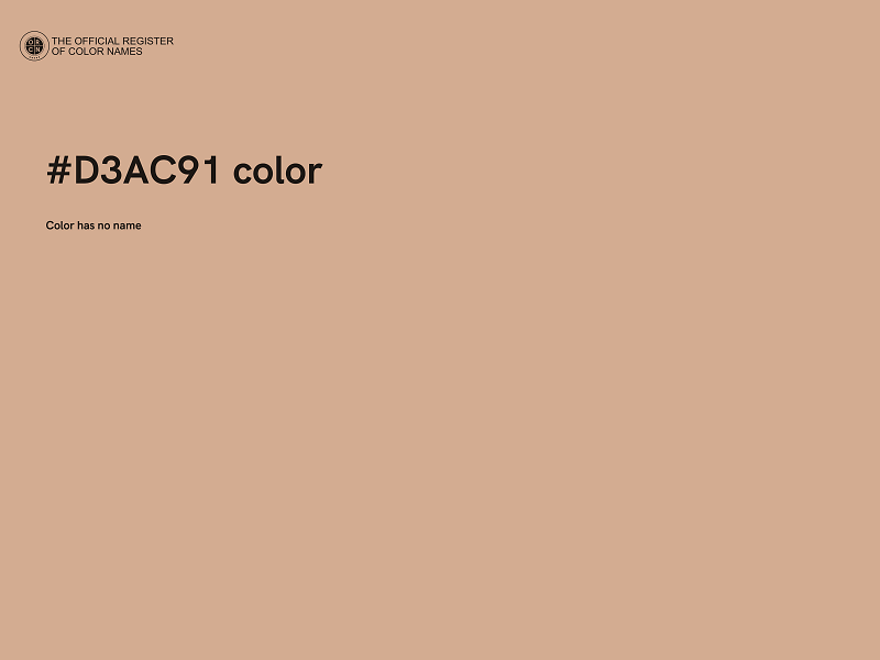 #D3AC91 color image