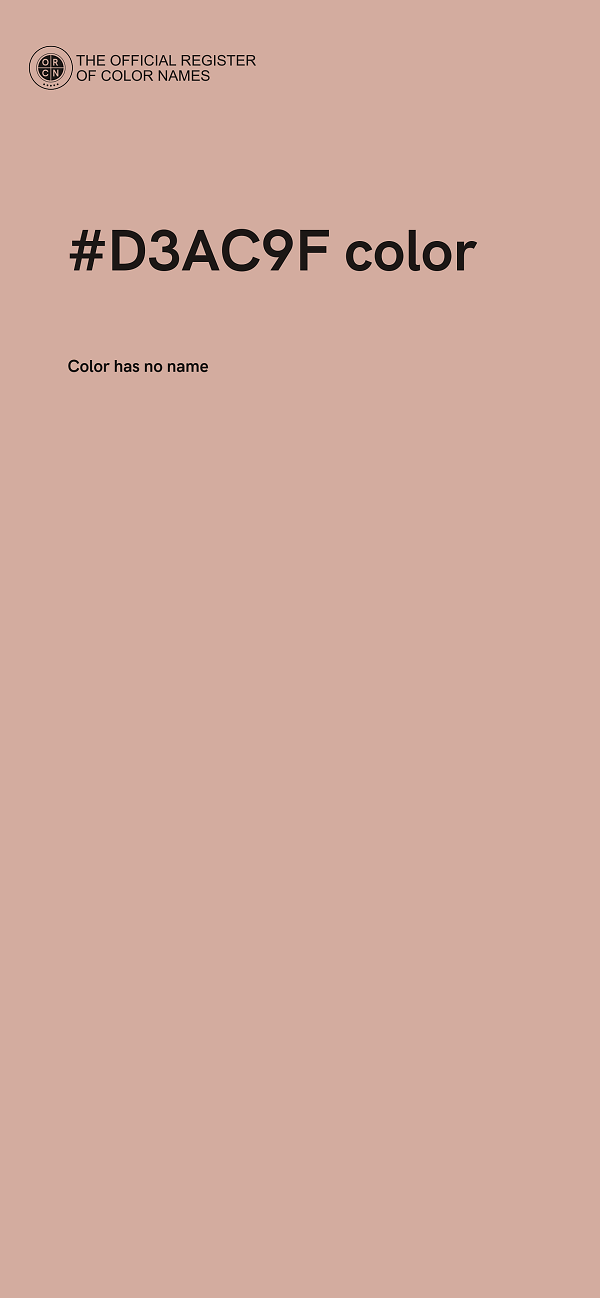 #D3AC9F color image