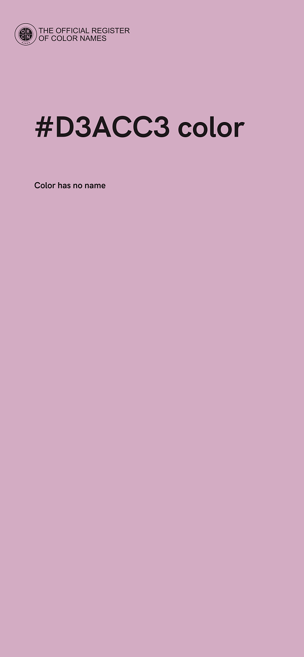 #D3ACC3 color image