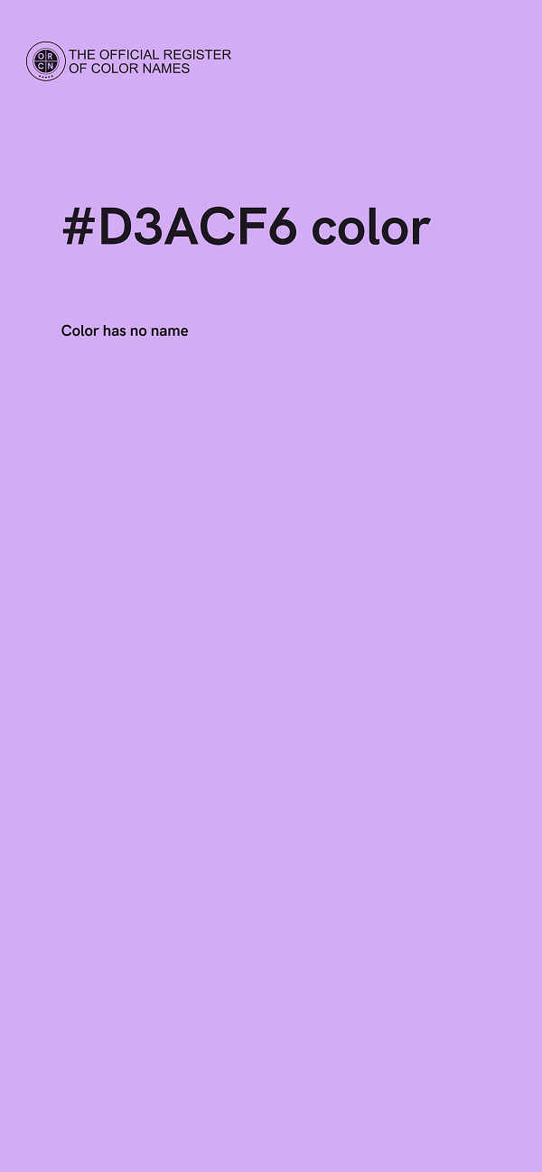 #D3ACF6 color image