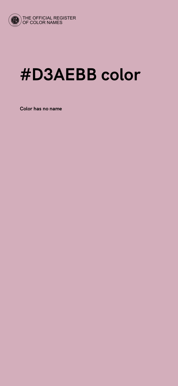 #D3AEBB color image