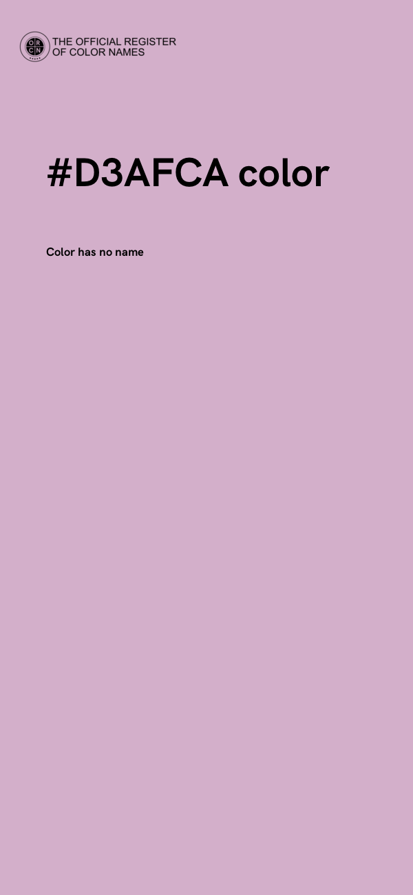 #D3AFCA color image