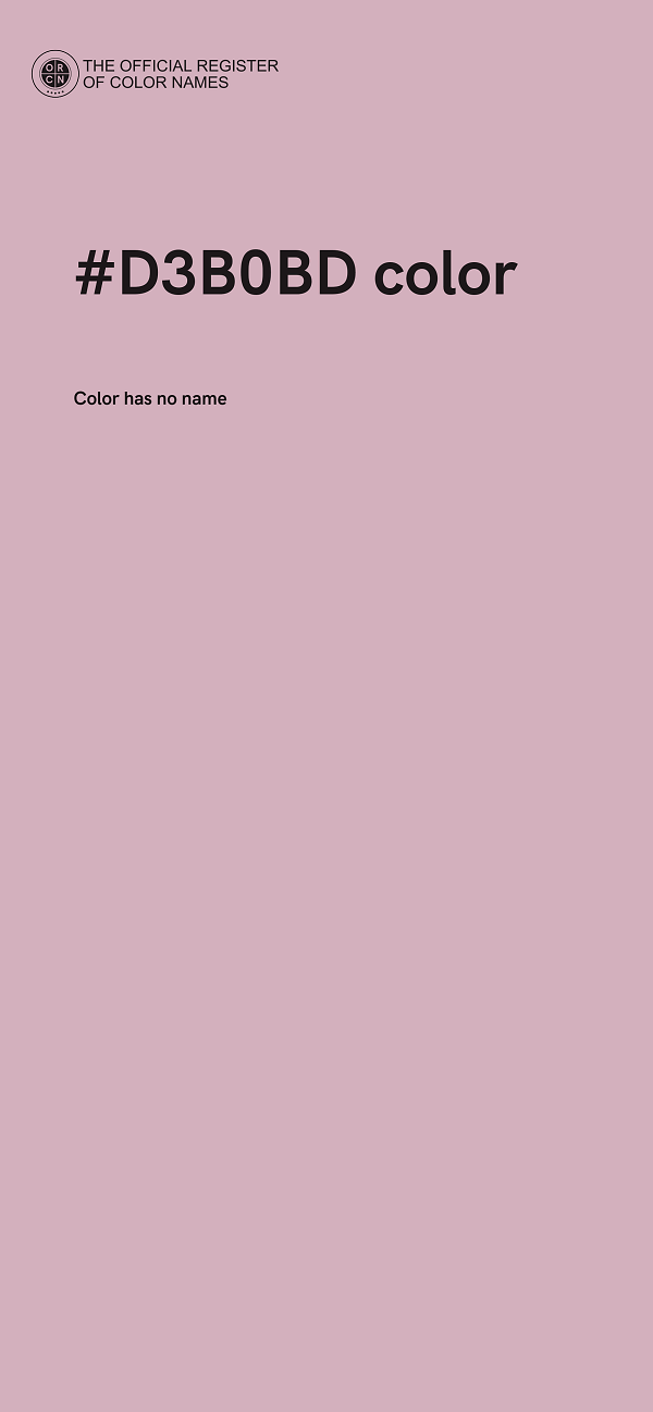 #D3B0BD color image