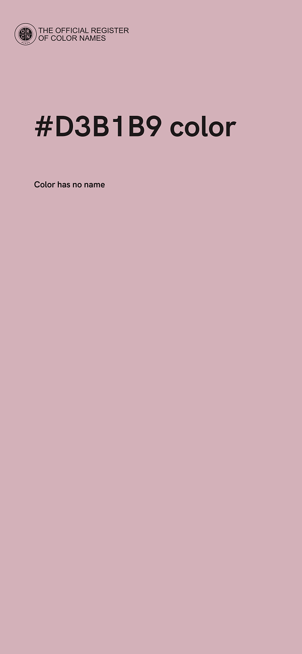 #D3B1B9 color image