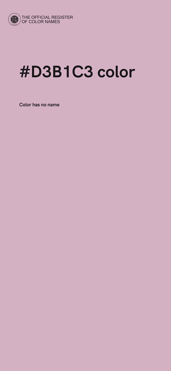 #D3B1C3 color image