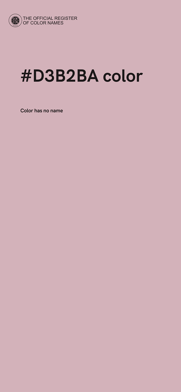 #D3B2BA color image