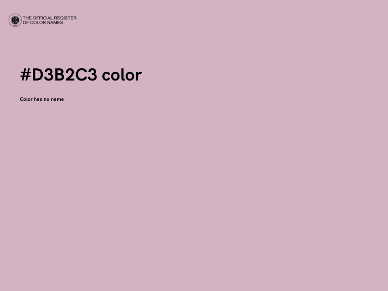 #D3B2C3 color image