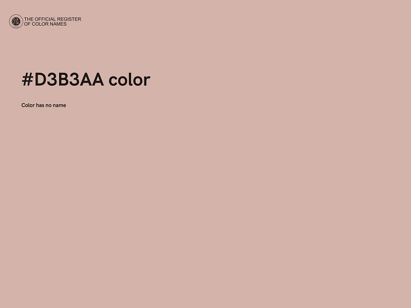 #D3B3AA color image