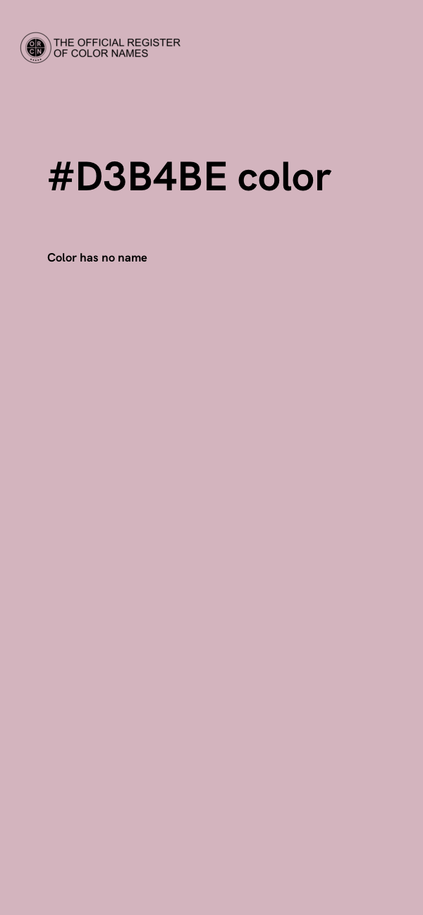 #D3B4BE color image