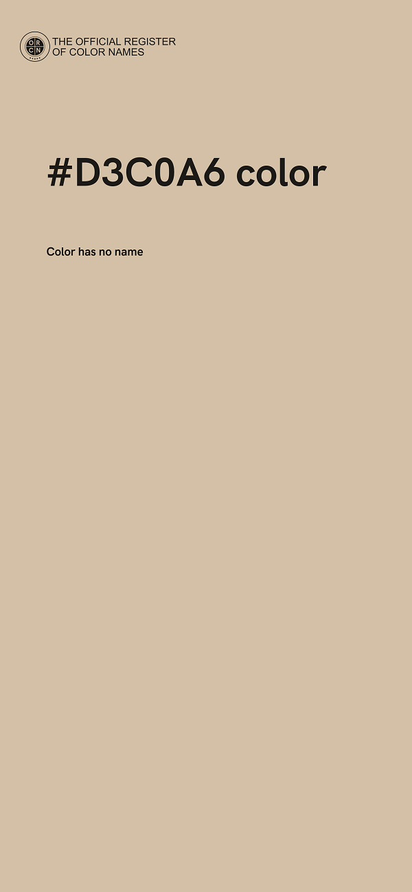 #D3C0A6 color image