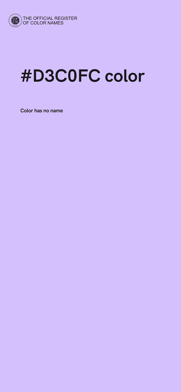 #D3C0FC color image