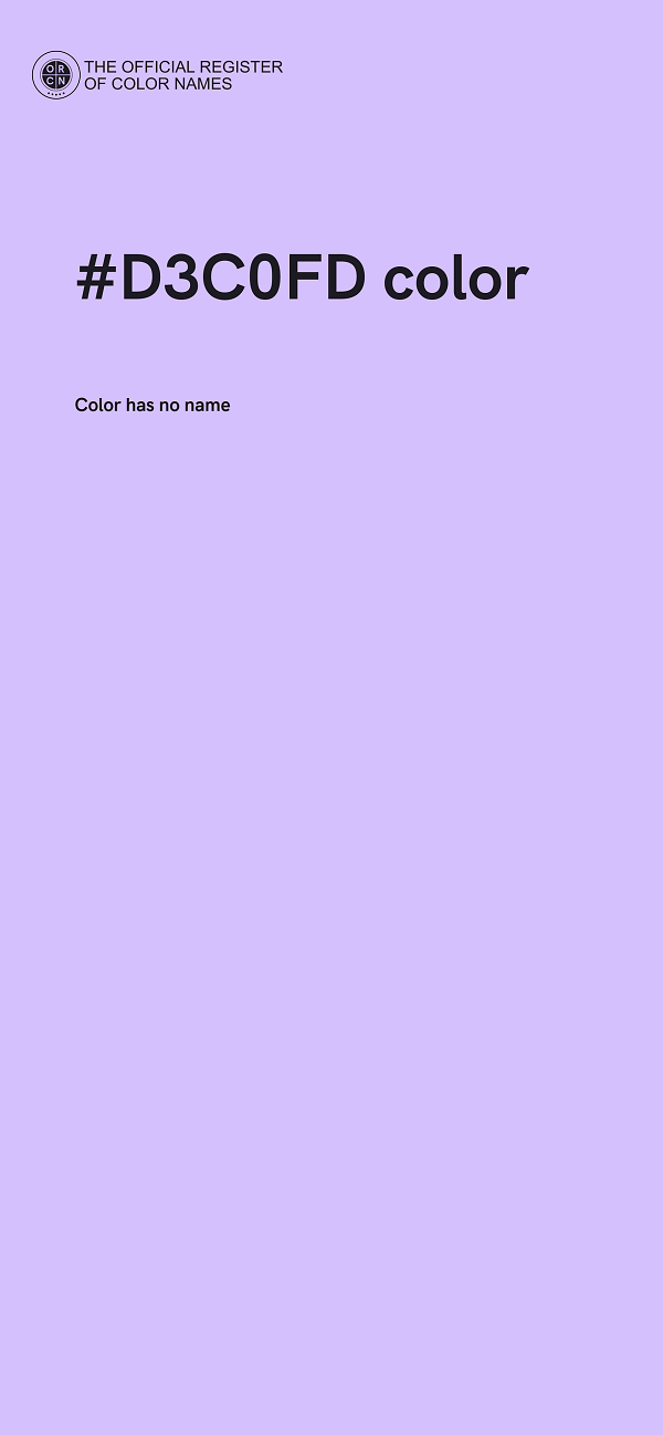 #D3C0FD color image