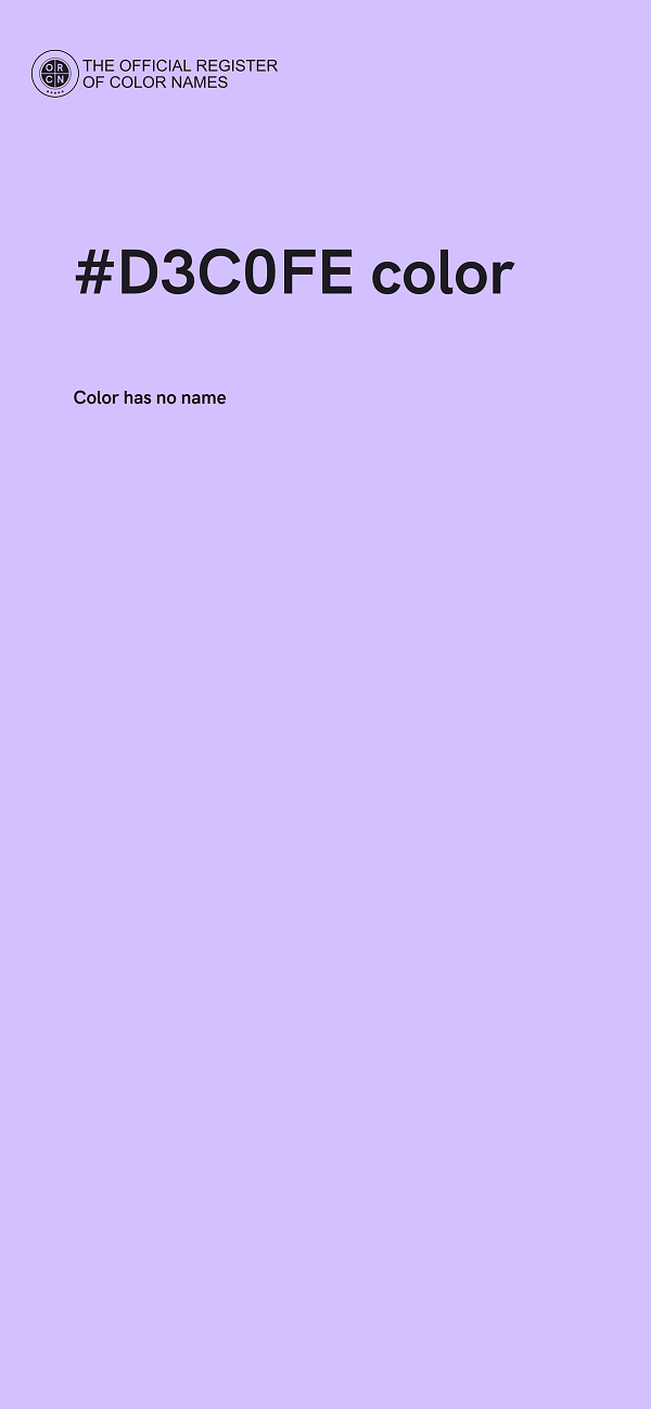 #D3C0FE color image