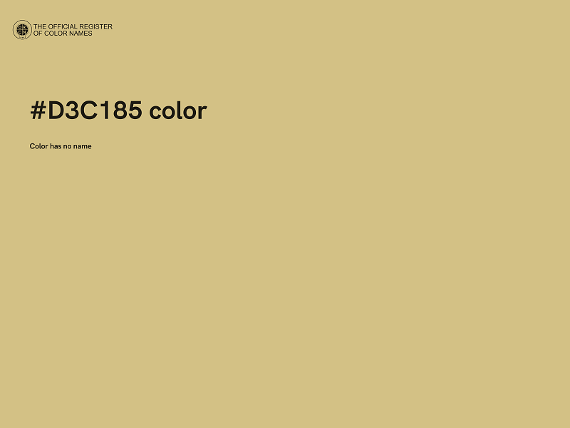 #D3C185 color image