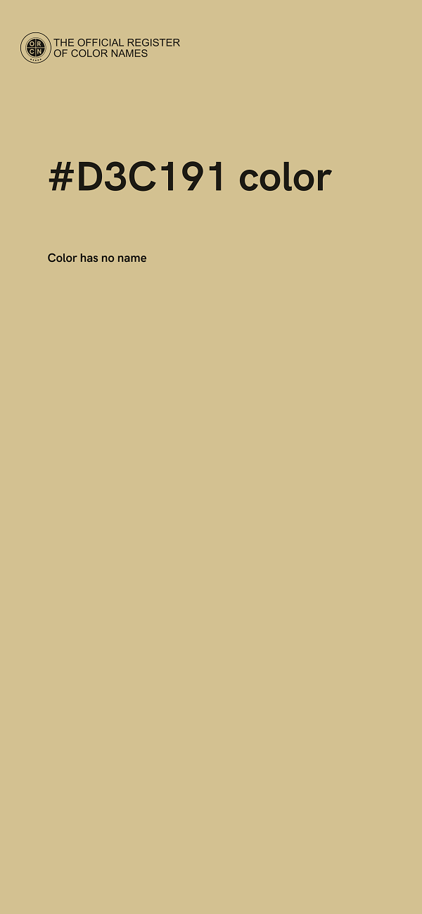 #D3C191 color image