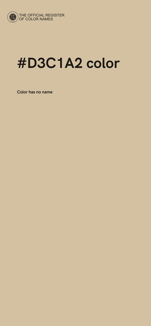#D3C1A2 color image