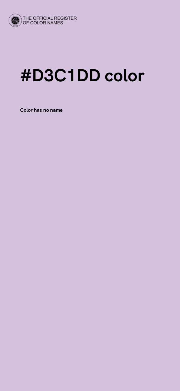 #D3C1DD color image