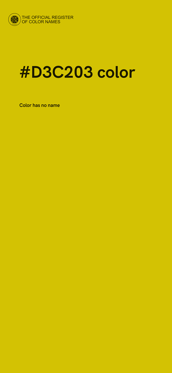 #D3C203 color image