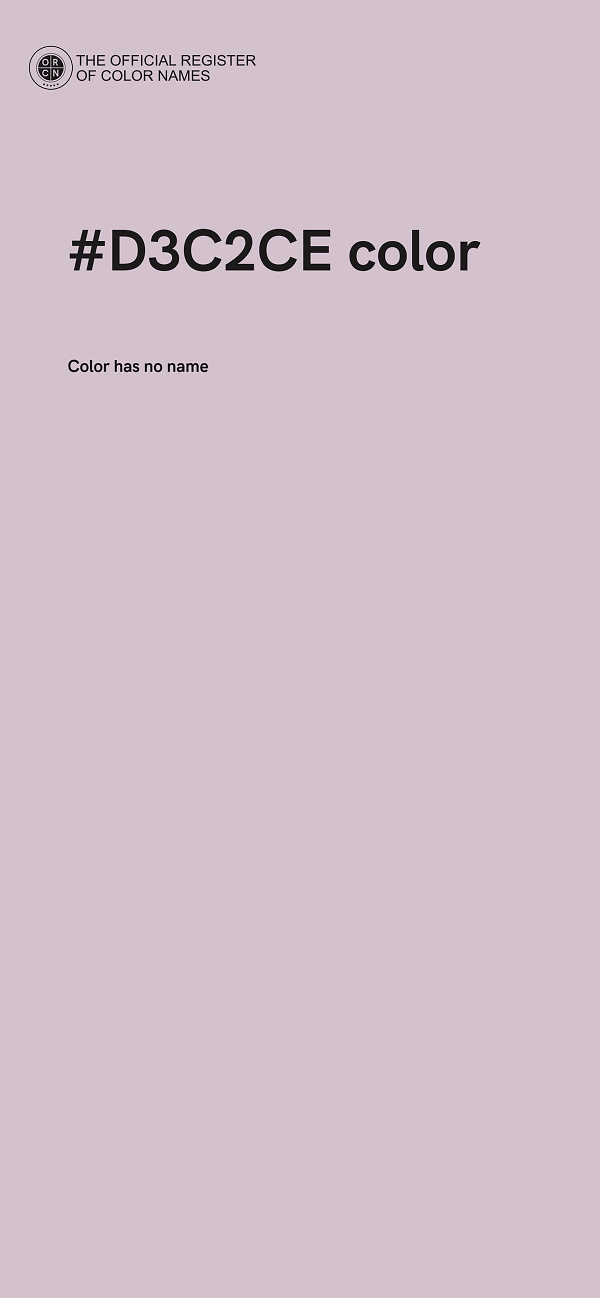 #D3C2CE color image