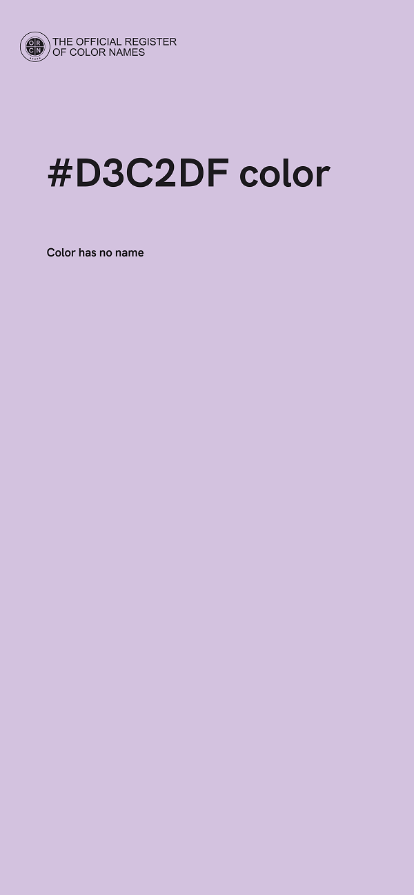 #D3C2DF color image
