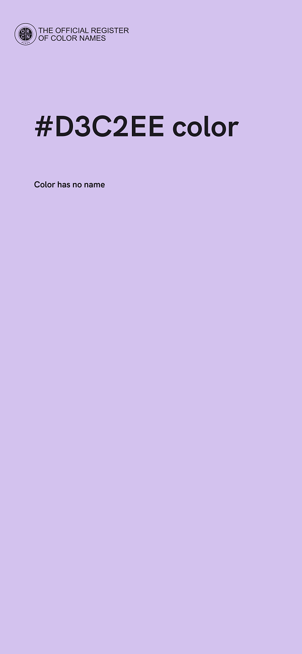 #D3C2EE color image