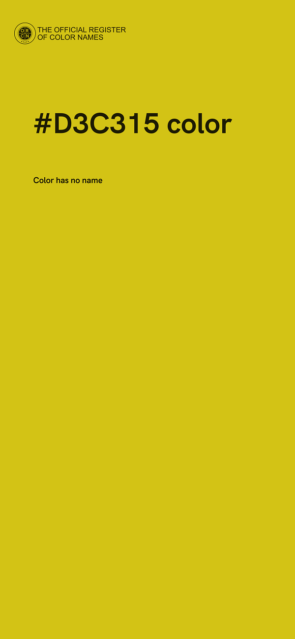 #D3C315 color image