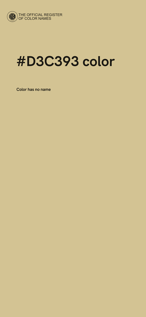 #D3C393 color image