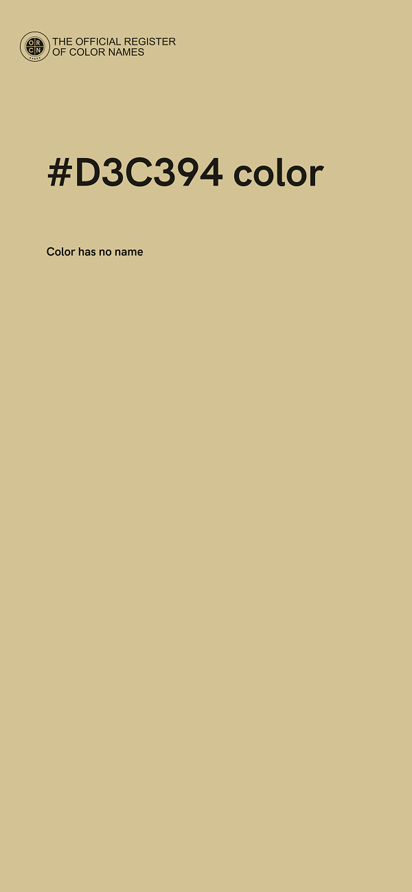 #D3C394 color image