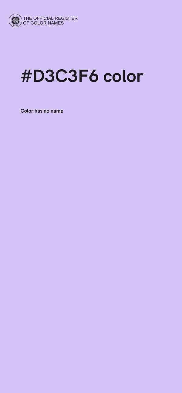 #D3C3F6 color image