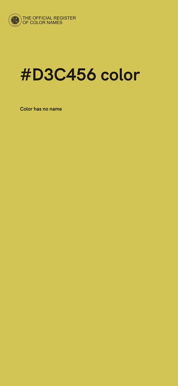 #D3C456 color image