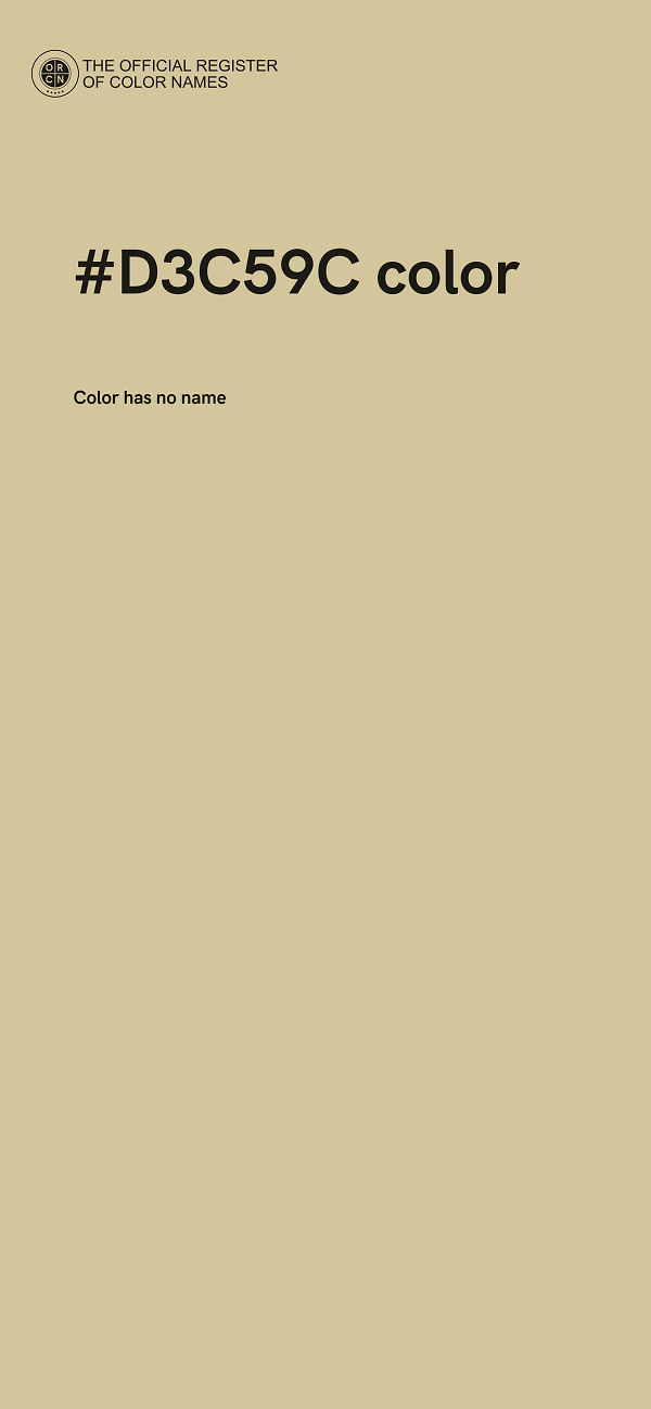 #D3C59C color image