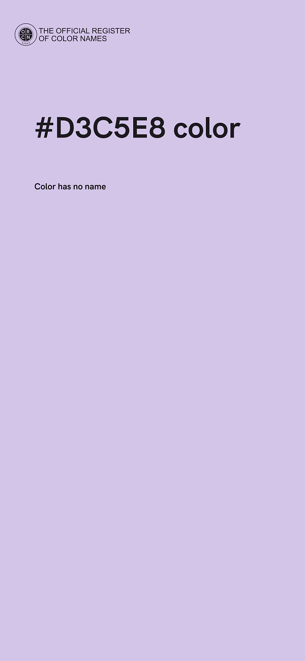 #D3C5E8 color image