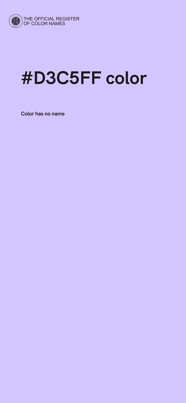 #D3C5FF color image