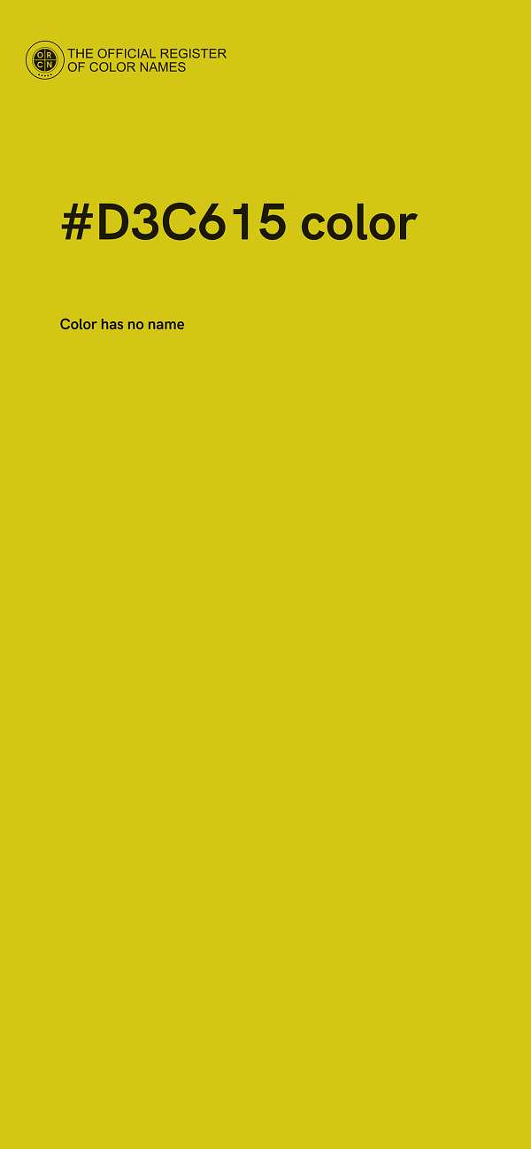 #D3C615 color image