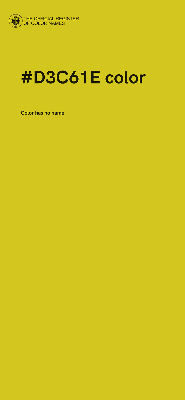 #D3C61E color image