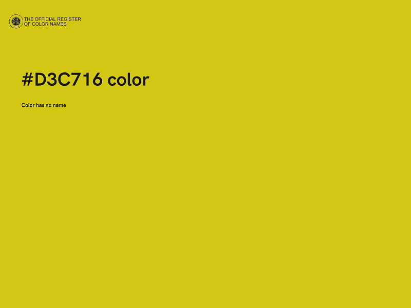 #D3C716 color image