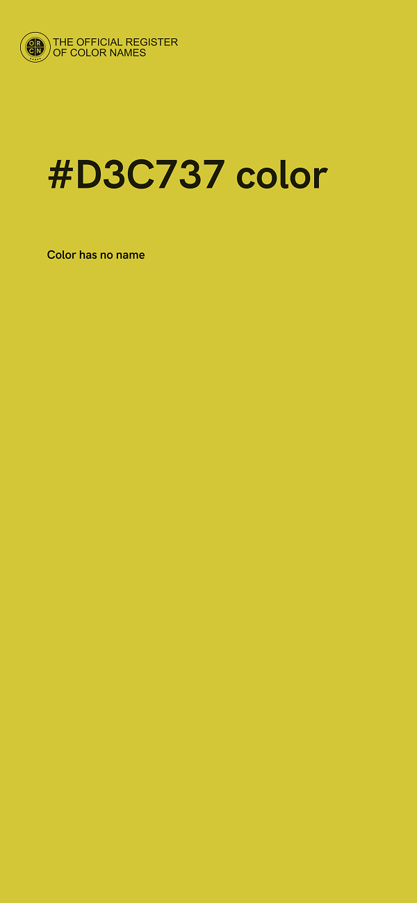 #D3C737 color image