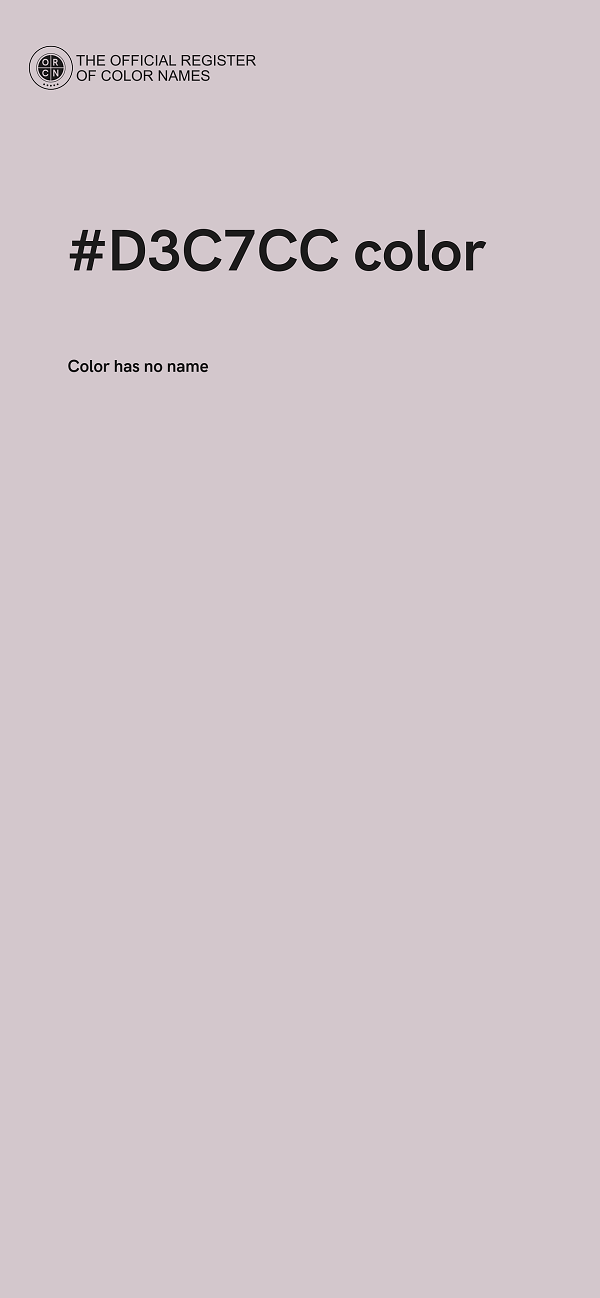 #D3C7CC color image