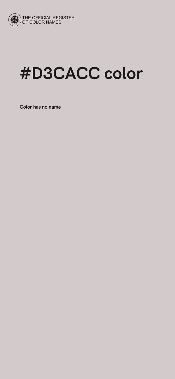 #D3CACC color image