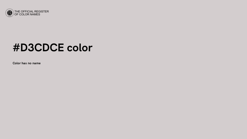 #D3CDCE color image