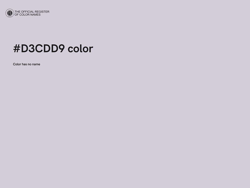 #D3CDD9 color image