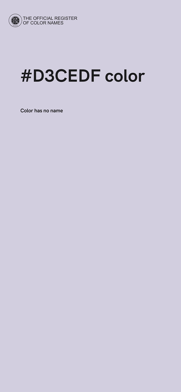 #D3CEDF color image